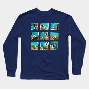 Beach impression Long Sleeve T-Shirt